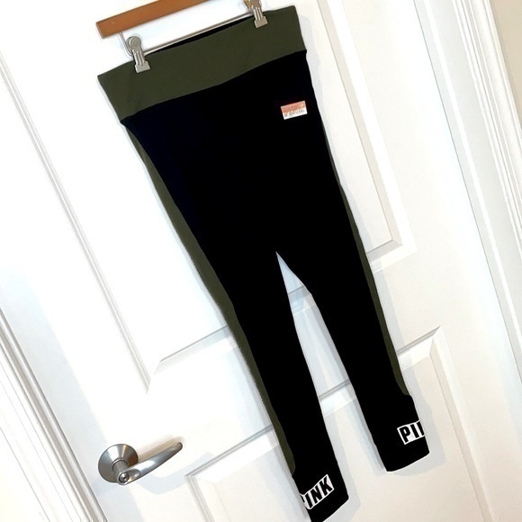 PINK VICTORIA SECRET | Women’s Black Yoga Pants Size Small Petite (SP) - Picture 1 of 8